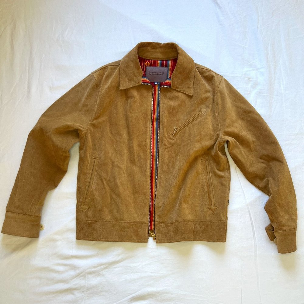 Freenote Cloth - Suede Tan LOCKLIN Jacket -  Sample - Rare - Size 42 M
